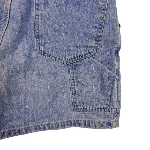 VINTAGE 80s Code Bleu Preppy Boho Utility Summer Festival Cargo Short 27 - Picture 5 of 5